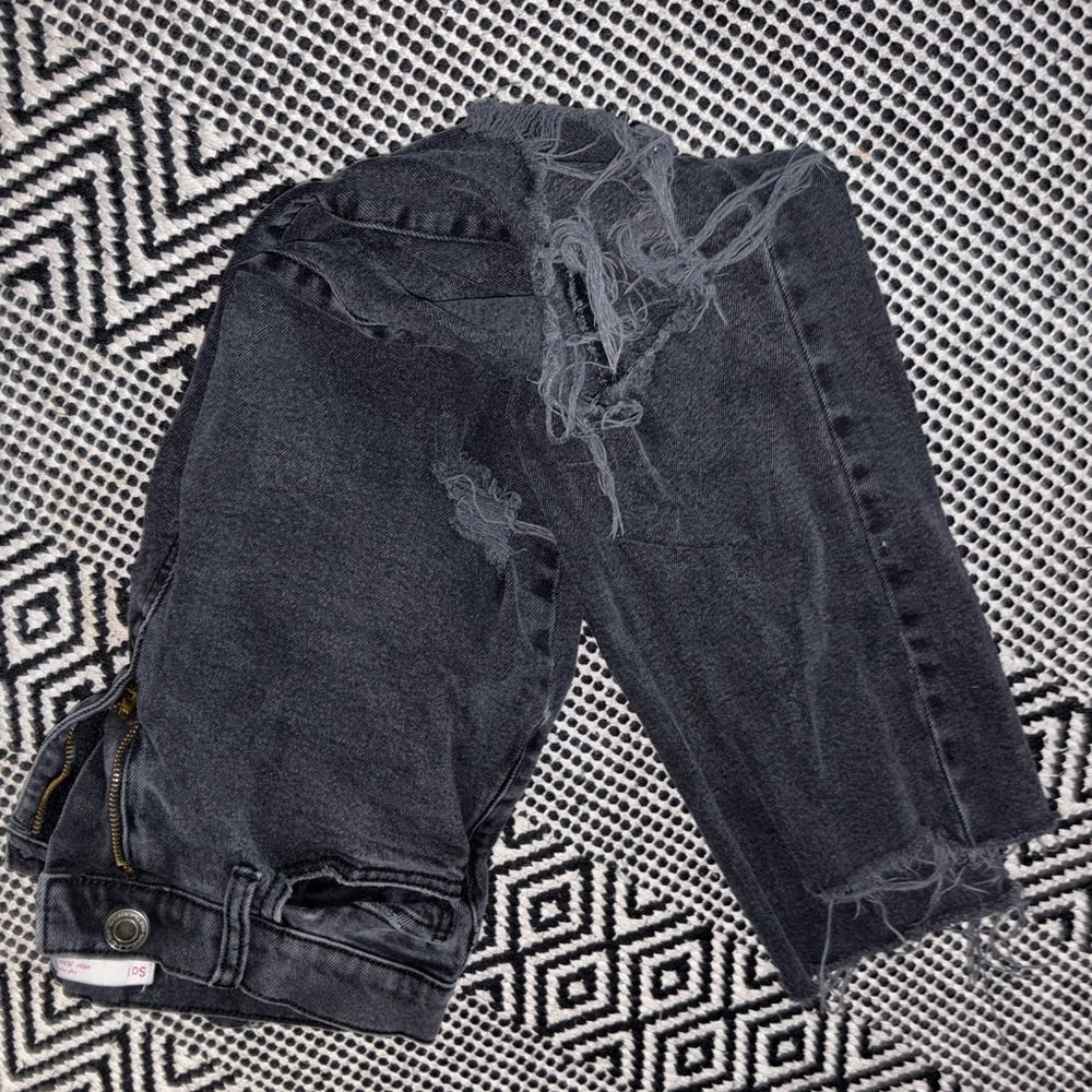 SO black mom jeans size 25